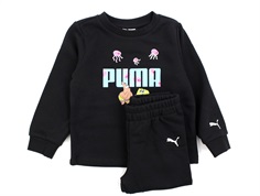 Puma black sweatset with bluse and pants SpongeBob